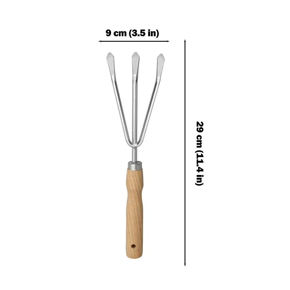 Garden Hand Tool Wide Shovel Hand Cultivator Rake Flowers Potted Household Plant Garden Tools for Digging Transplanting Weeding - 6