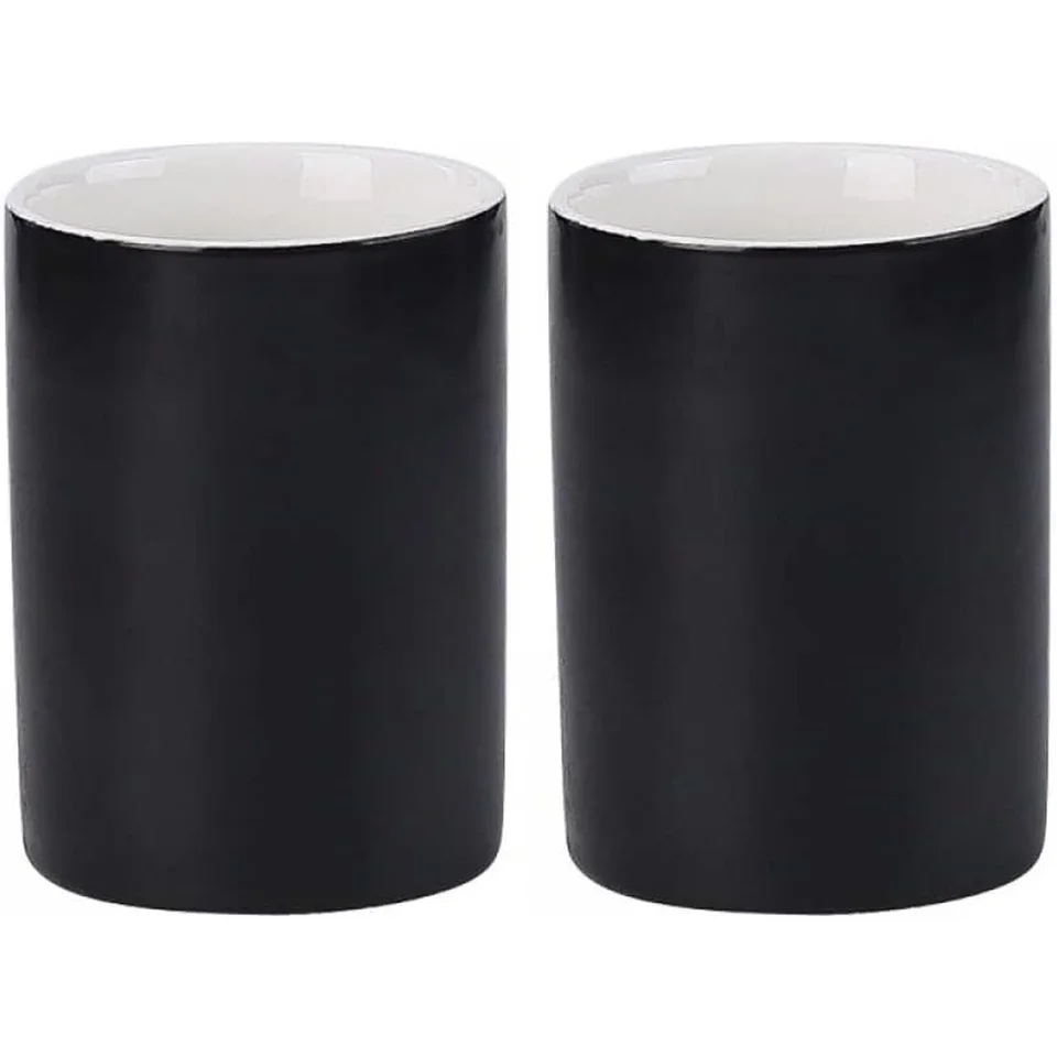 Ceramic Bathroom Toothbrush Holder Tumbler Set