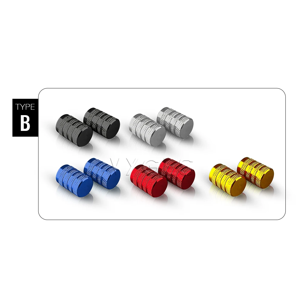 Motorcycle Standard Valve Cap Set