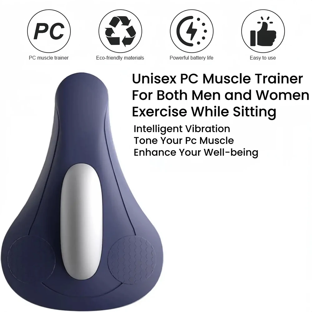 Electric Pelvic Floor Muscle Trainer Rechargeable Kegel Exerciser Massage Cushion Ergonomic Hip Strengthener Training Equipment