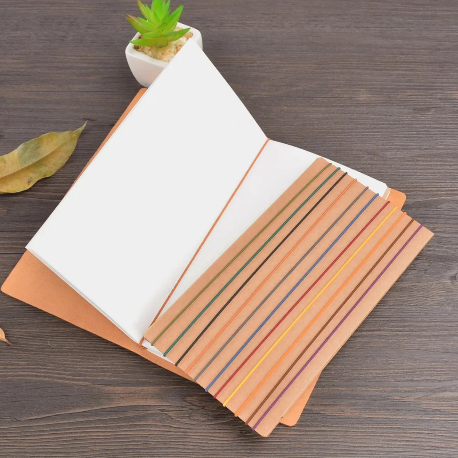 Refillable Travel Notebook Bands - Set of 10 Elastic Strap Connectors for Journals and Planners
