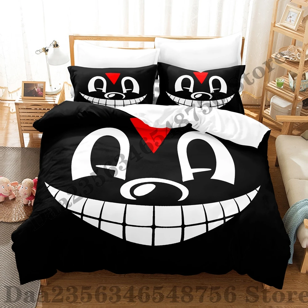 2024 Lil Darkie Bedding Set Single Twin Full Queen King Size Bed Set Adult Kid Bedroom Duvetcover Sets 3D Anime Bed Sheet Set 3