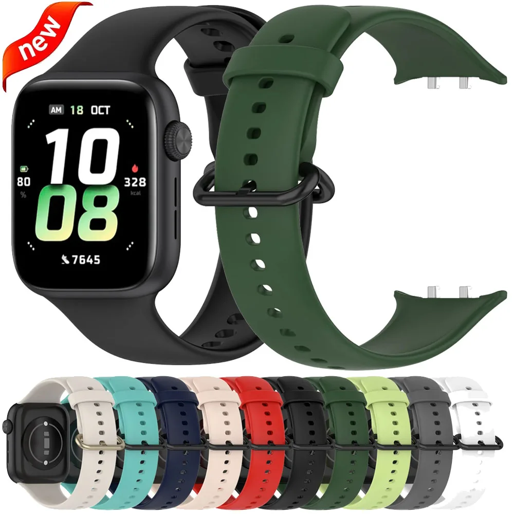 Premium Silicone Strap - Comfortable & Adjustable Sports Replacement Band for Honor Watch 5