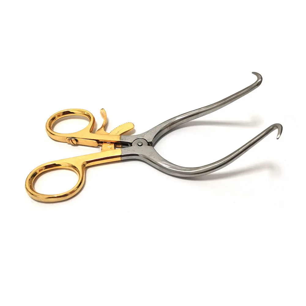 Orthopedic Retractor Veterinary Surgical Instruments Orthopedic Instruments Retractor Stainless Steel Self-Retaining Retractor 11cm 14cm 1Pcs