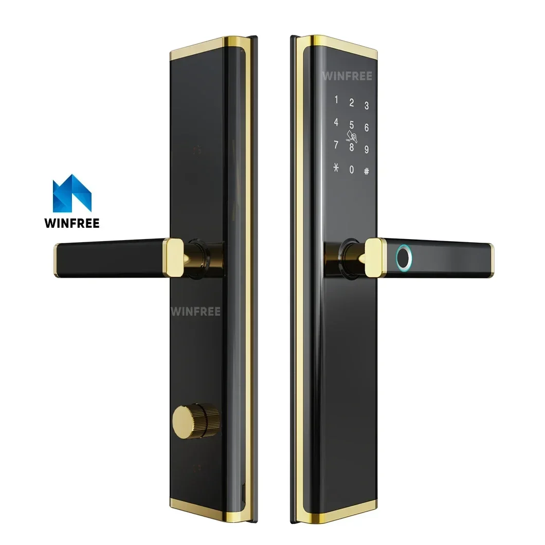 공장가 WiFi TTLock 스마트 도어락 디지털 키패드 전자 키리스 도어락 지능형 스마트 도어락 현관문용