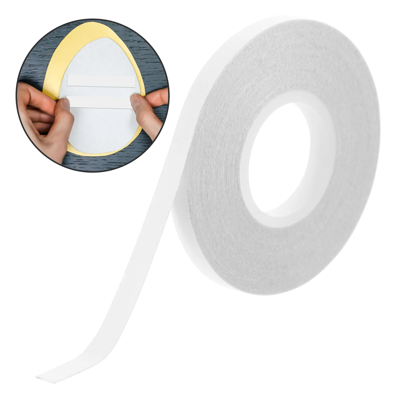 

Double-sided Tape Quilting Water-soluble Adhesive Fabric Water-solution Sewing Fixed White Temporary