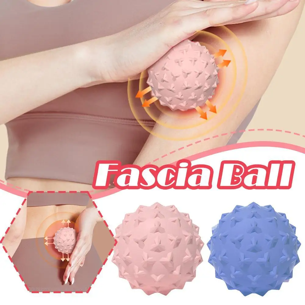Fitness Ball Massage Yoga Balls Relaxation Waist Back Neck Stretch Fascia Ball Body Stress Relief Massager Exercise Tools