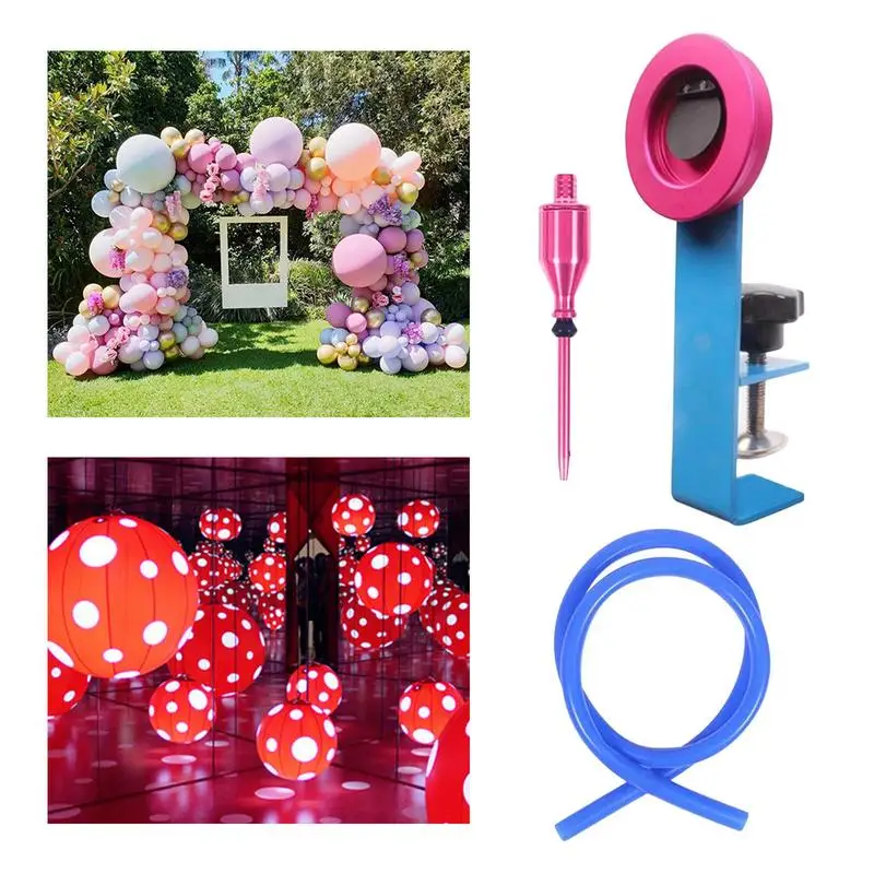

Portable Balloon Expander Faster Balloon Stuffing Machine Metal Balloon Filling Tool Kit Birthday Wedding Party Accessories