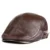 Women Street Bonnet Genuine Leather Beret Male Thin Hats 55-61 cm Adjustable Forward Cap Leisure Duckbill Casquette