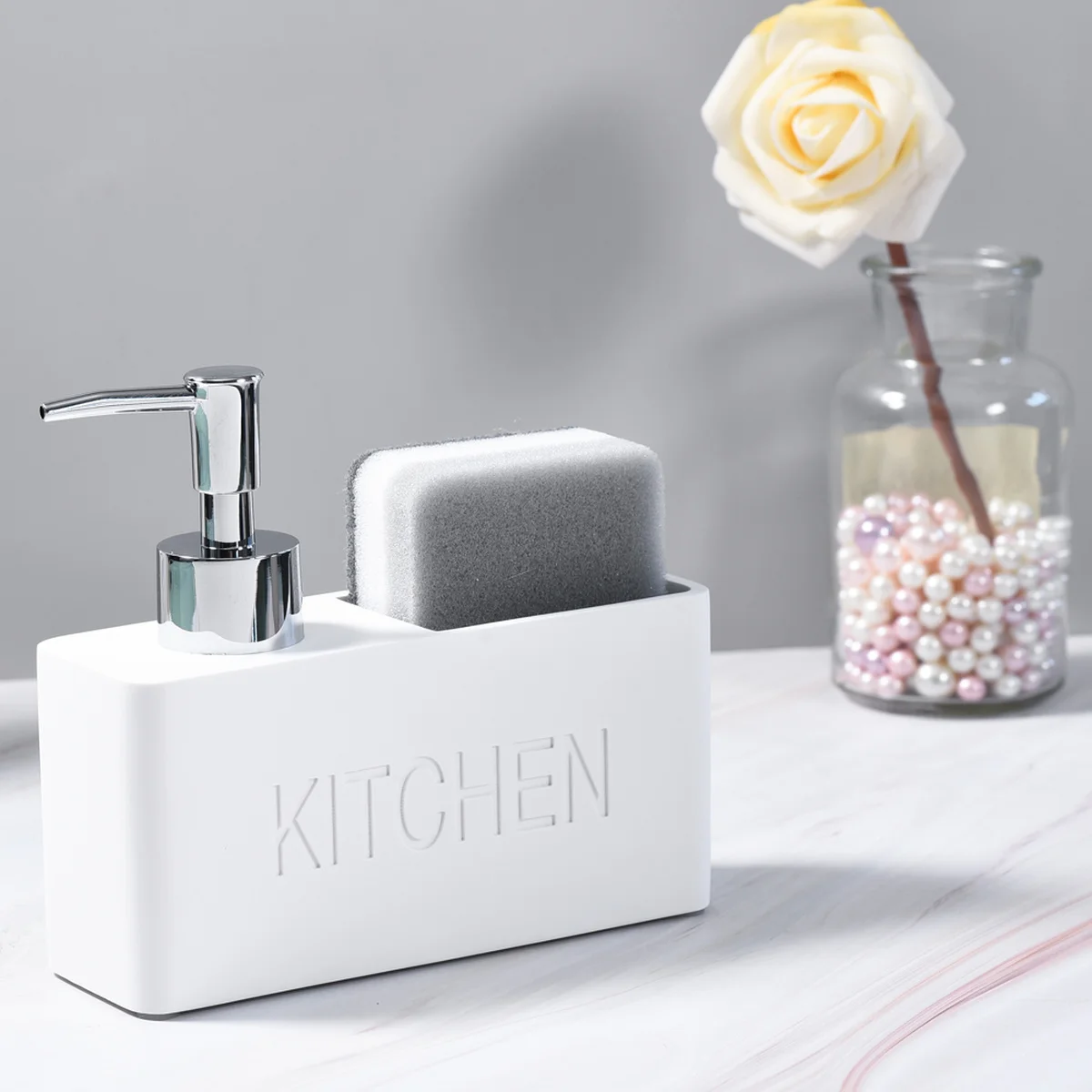 Kitchen Liquid Soap Dispenser Detergent Dispenser Soap Bottle With