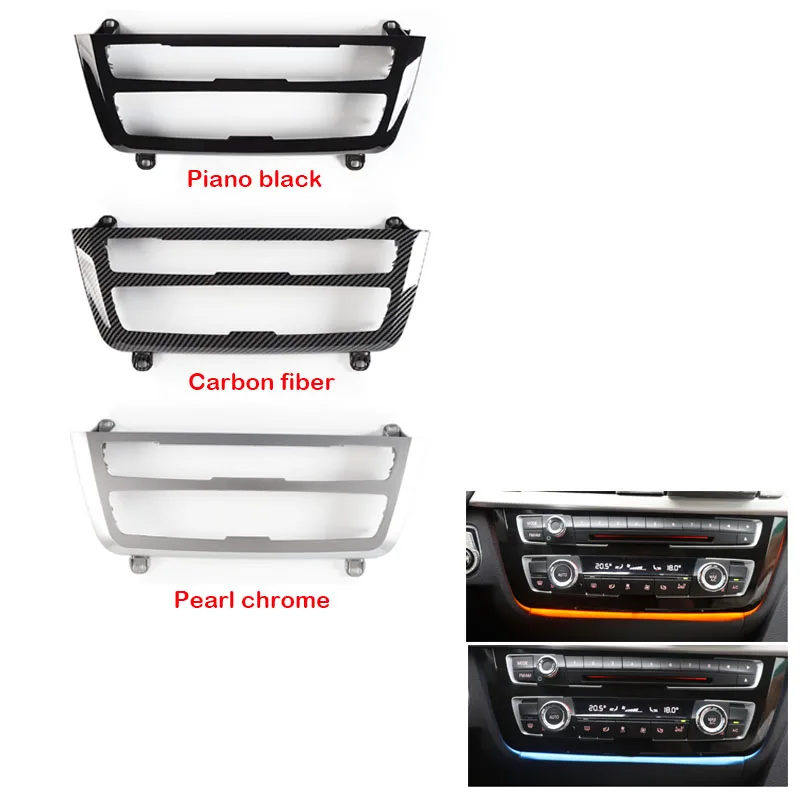 라디오 트림 LED 대시보드 센터 콘솔 BMW 3 & 4 시리즈 F30 LCI용 파..