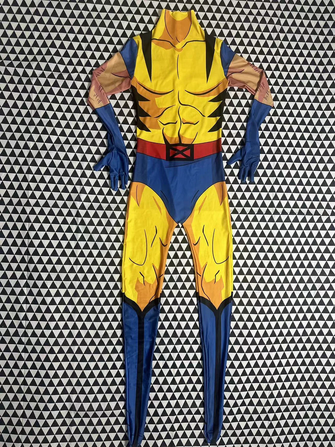 Marvel-Inspired Wolverine Cosplay Bodysuit for Men