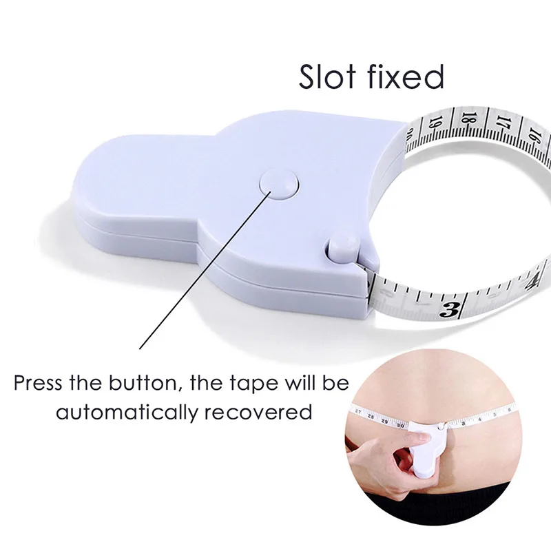 150CM Automatic Telescopic Measuring Tape Self-tightening Soft Measure  Ruler for Body Waist Chest Leg Sewing Tailor Meter