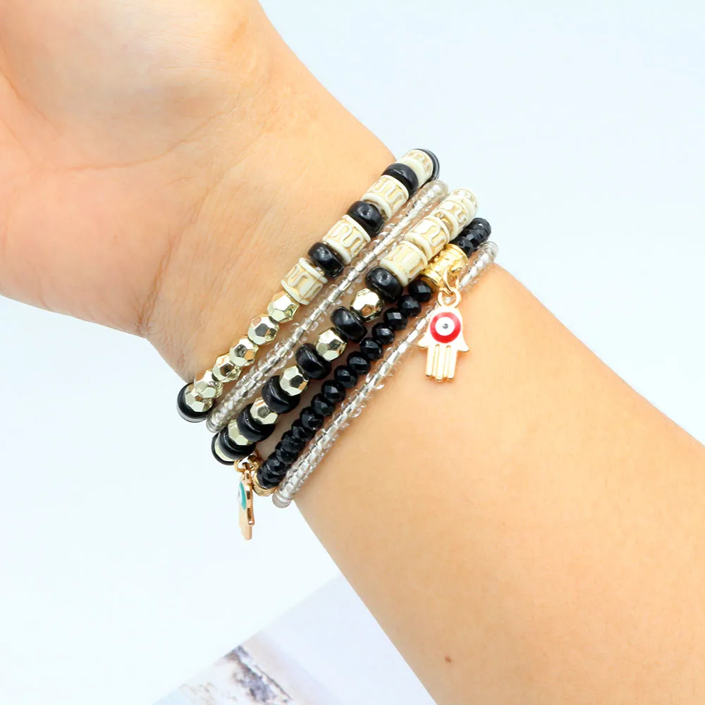 Elegant Boho Beaded Bracelet Wristband