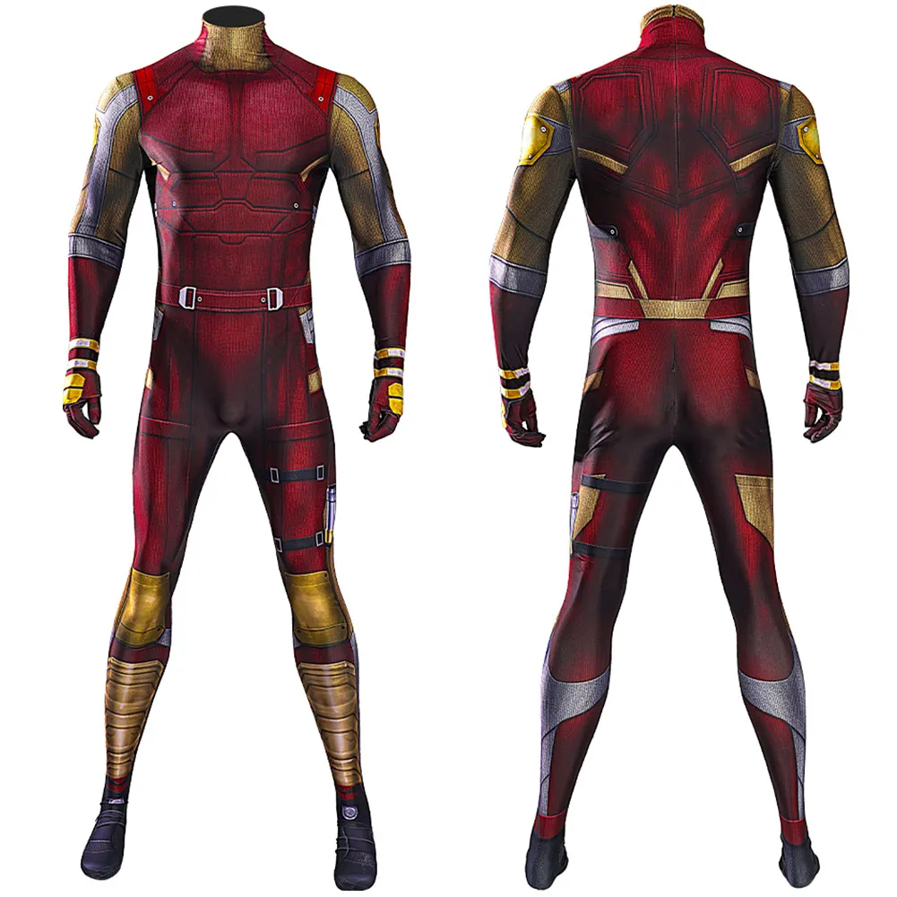 Daredevil Costume De Cosplay Pour Adultes, Combinaison, Tenue D