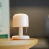 Mini Desktop Sunset Night Lamp Creative USB Rechargeable Mushroom Style Led Night Light for Coffee Bar Home Decor Bedroom 2