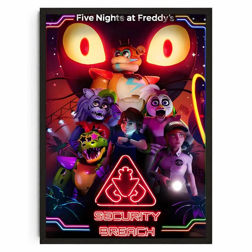 High-Definition FNAF Poster Stickers