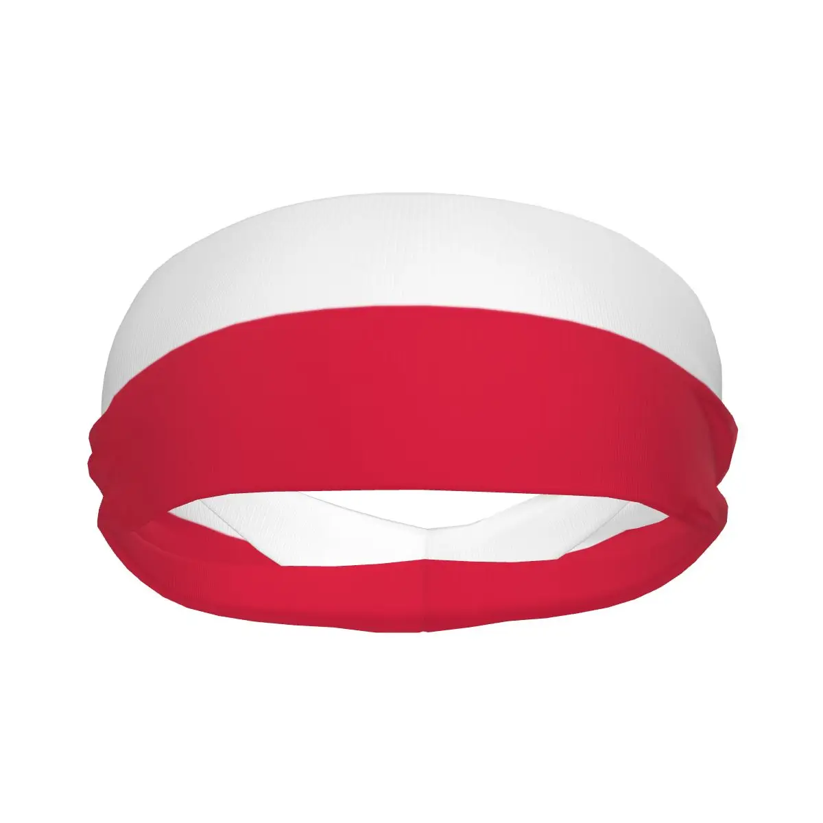 

Flag Of Poland Elastic Hair Band Yoga Headband Makeup Hair Hoop Headwrap