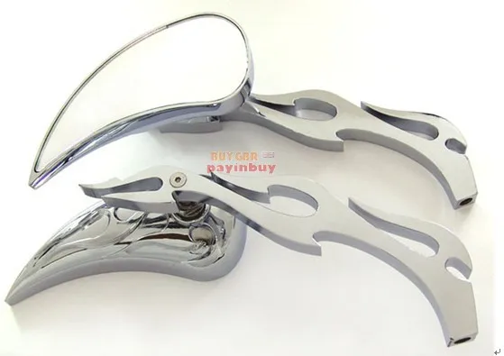 Specchietti Moto Rami Foglia Per Yamaha Harley Royal Star,Stratoliner,Roadliner,Road Star,V Star, Warrior, V -Max ,Virago