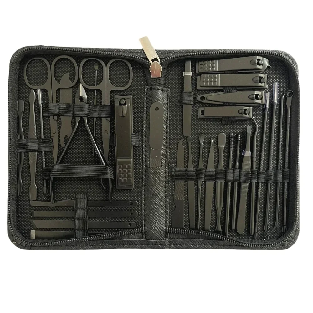 8/32pcs Manicure Set Professional Pedicure Kit Nail Scissors Grooming Kit Stainless Steel Manicure Cutters Nail Beauty Tools 2
