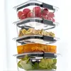 Brilliance BPA Free Food Storage Containers with Lids, Airtight, for Lunch, Meal Prep, and Leftovers 3