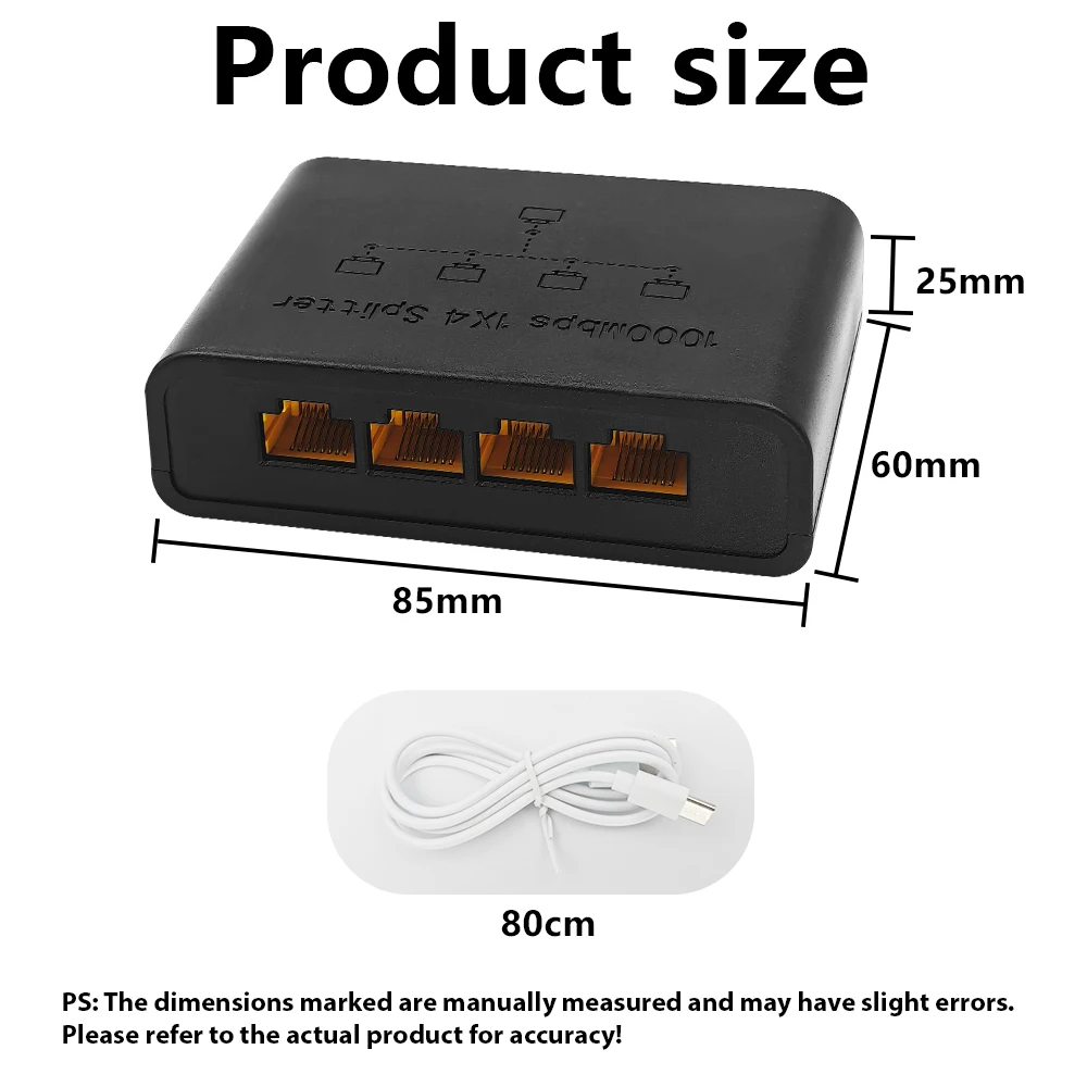OPTFOCUS 5 포트 네트워크 스위치 1000Mbps 14 기가비트 이더넷 LAN 커넥터 Rj45 분배기 확장 네트워크 케이블 어댑터