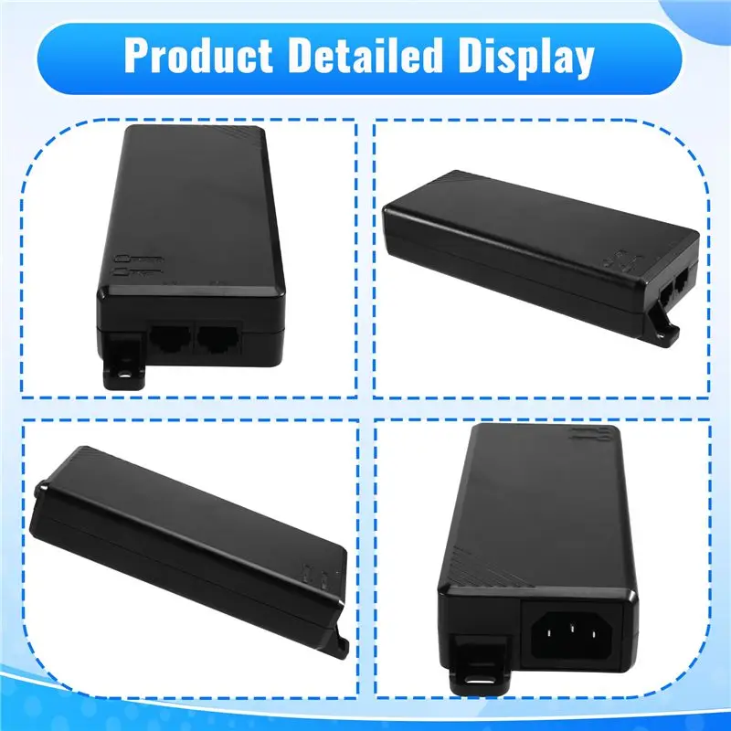 ABDW-스타링크 GEN2/GEN3 150W 2.5Gbe AC 전원 공급 장치 POE 인젝터 48-57V POE 출력