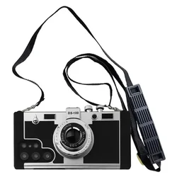 Emily in Paris 3D Vintage Camera Design Shockproof Phone Case - Galaxy S26 Ultra (Black)