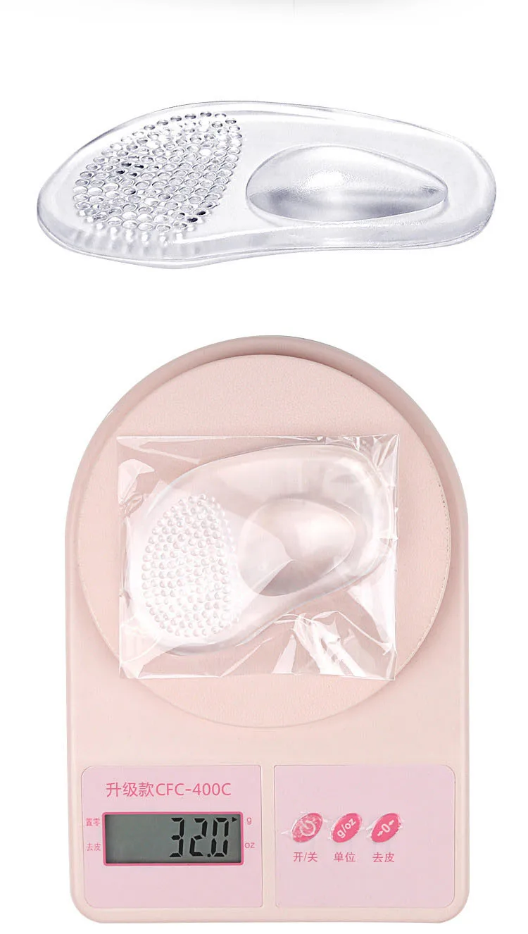 Vorfuß Pads Orthopädische Einlegesohlen Frauen Weiche Silikon Gel Kissen Lindern Fuß Schmerzen Mittelfuß Unterstützung Einsatz Pad Schuhe Einlegesohlen – Detail 10