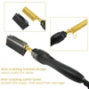 Hair Straightener Flat Irons Wet Dry Use Hot Comb Heating Hair Straight Styler Curling Iron Comb Fast Heating Press Comb 3