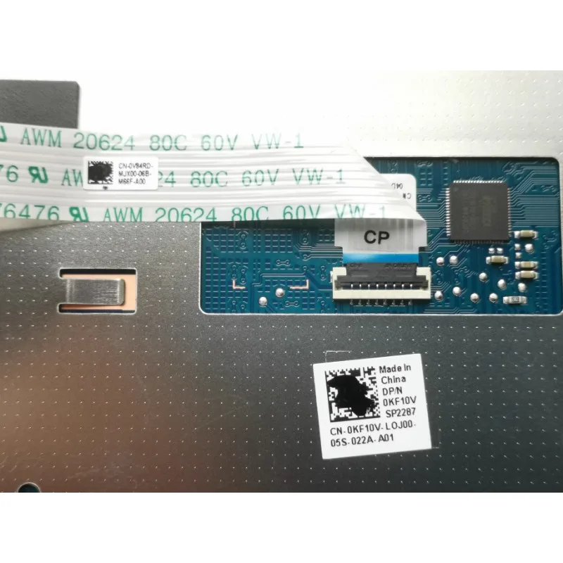 0KF10V KF10V New for Inspiron 7590 7591 Laptop Touchpad Trackpad Mouse Board with Cable Black