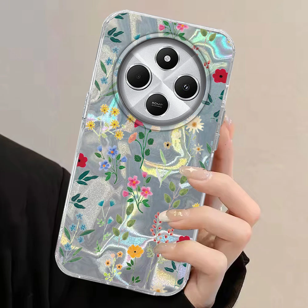 Elegant Blue Rose Flower Girls Phone Case Cover