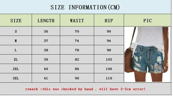 Vintage Destroyed Ripped Distressed Denim Shorts Mid Waist Boyfriend Hole Jeans Shorts for Women