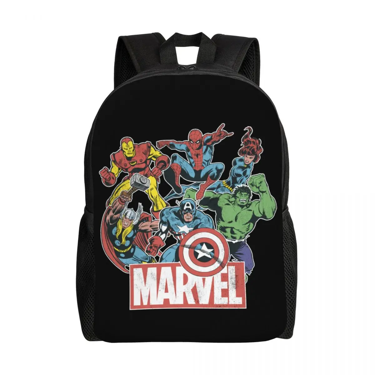 

Custom Marvel Hulk Classic Avengers Backpack for Women Men Water Resistant School College Bag Printing Bookbags