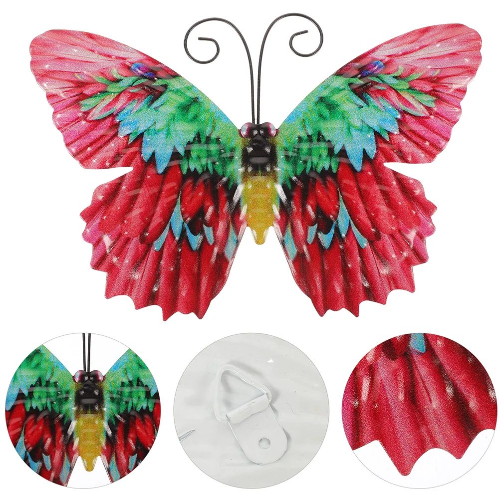 

2pcs Metal Butterfly Wall Decoration Butterflies Wall Hanging Sculpture Artwork