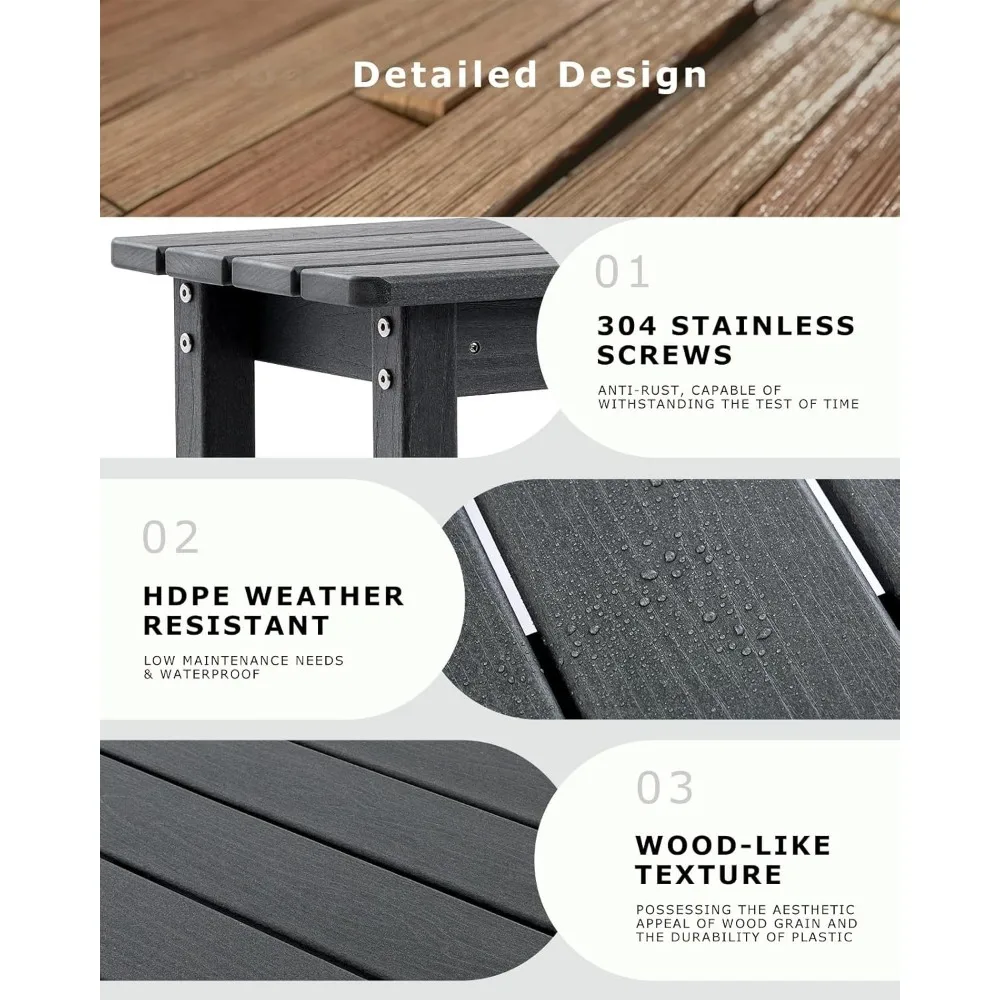 Outdoor Bar Height Patio Table 5