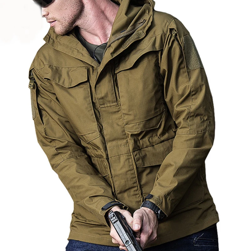 M65 Army Clothes Tactical Windbreaker Men Winter Autumn Jacket Giacche Da Trekking Impermeabili Antiusura, Antivento