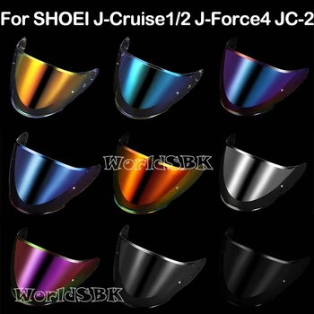 SHOEI J-Cruise 1 J-Cruise 2 J-Force 4 CJ-2 오토바이 헬멧 바이저, 오픈 페이스 쉴드, 모토 글래스