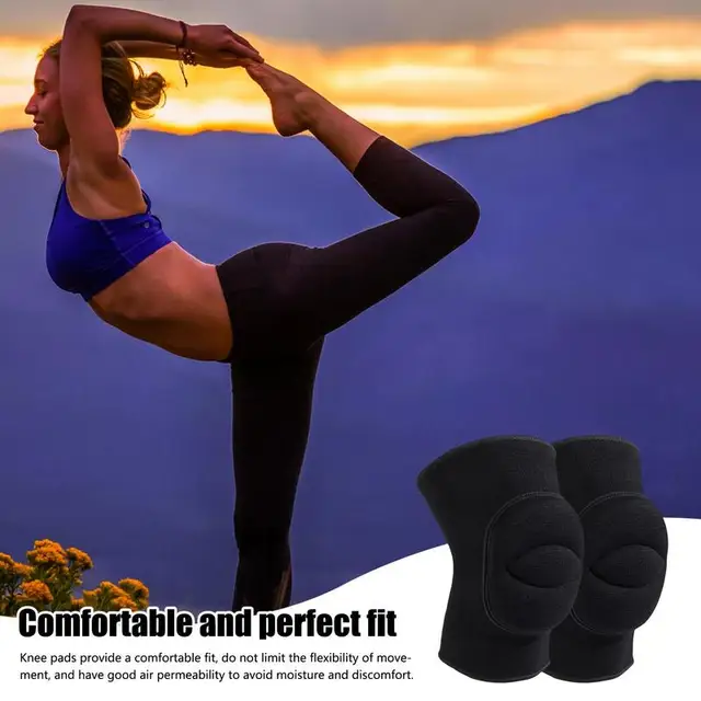 Knee Pads For Dancing Breathable Protective Thickened Sports Knee Support Washable Knee Support For Yoga Running 2
