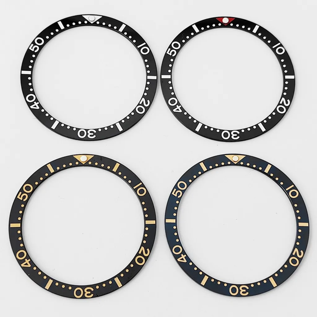 세라믹 시계 베젤 블랙 인서트 직경 38mm x 31.5mm, 시계 액세서리 부품