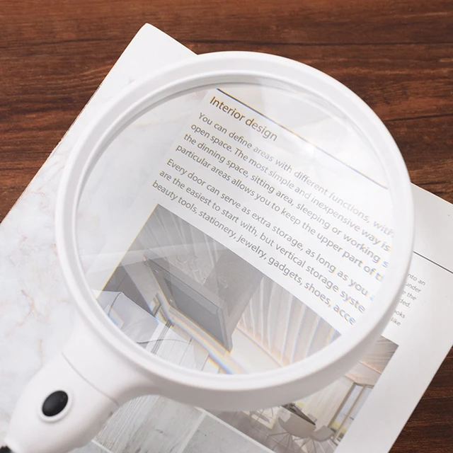 10X Magnifying Lamp Magnifying Glass with Light and Stand