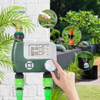 Automatic Watering Timer Programmable LCD Display Garden Outdoor Hose Timer with Rain Delay/Manual/Automatic Watering System 6
