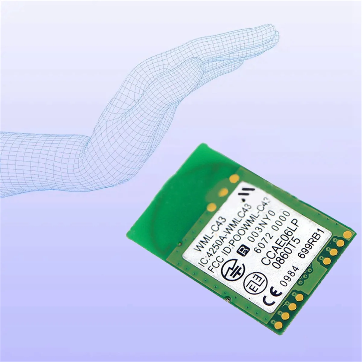 JAS-WML-C43 Bluetooth Module for Wii Game Console Bluetooth Module Repair PCB Board Replacement Accessories