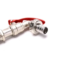 Garden Hose Faucet With Lock Water Tank Connector Replacement Tools 1/2 Inch Brass Wire Water Tap Lockable Faucet 2