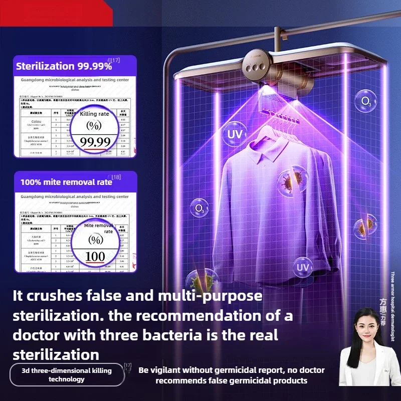220V New Type Household Electric Clothes Dryer Automatic Portable Dryer Machine Foldable Mini Clothes Drying Machine 5