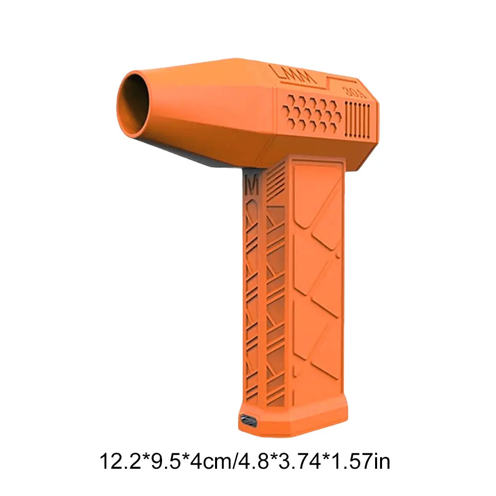 터보 송풍기 제트 선풍기 브러시리스 모터 공기 송풍기, 선풍기 USB 충전식 전기 강한 먼지 송풍기, 가정용 야외 자동차, 130000 RPM
