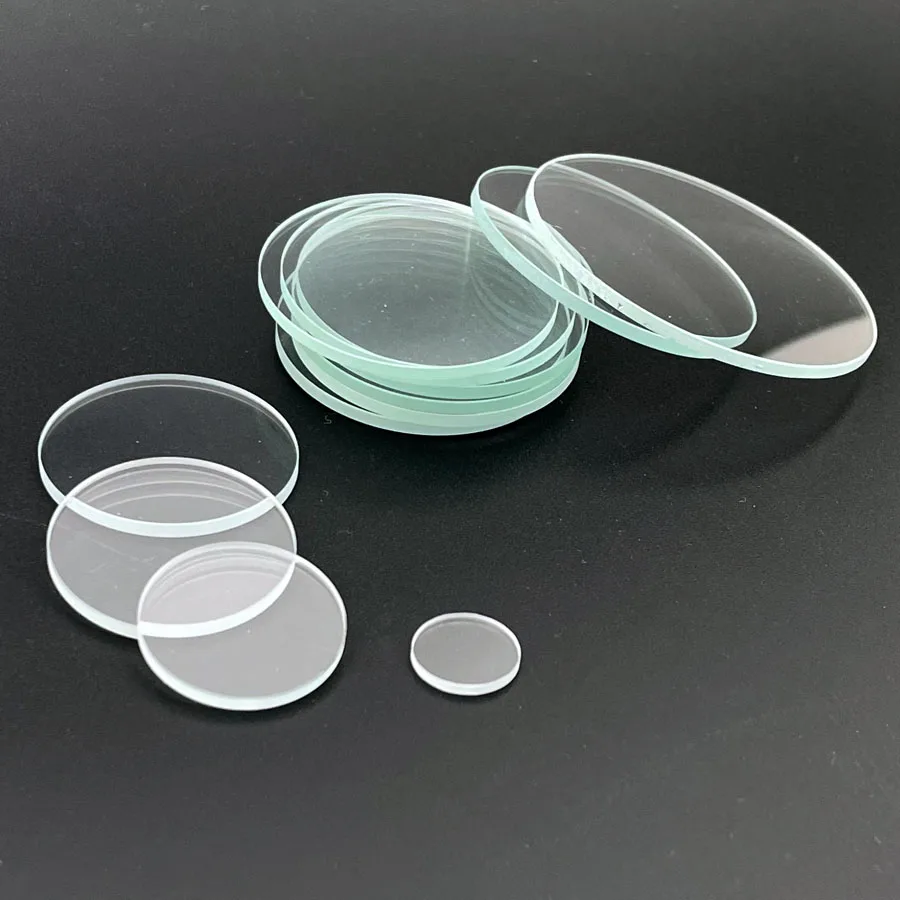Precision Polished Round Glass Lens for High-Power Flashlights and Bike Lights
