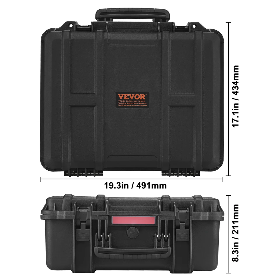 Waterproof Dustproof Hard Pistol Gun Case with Foam