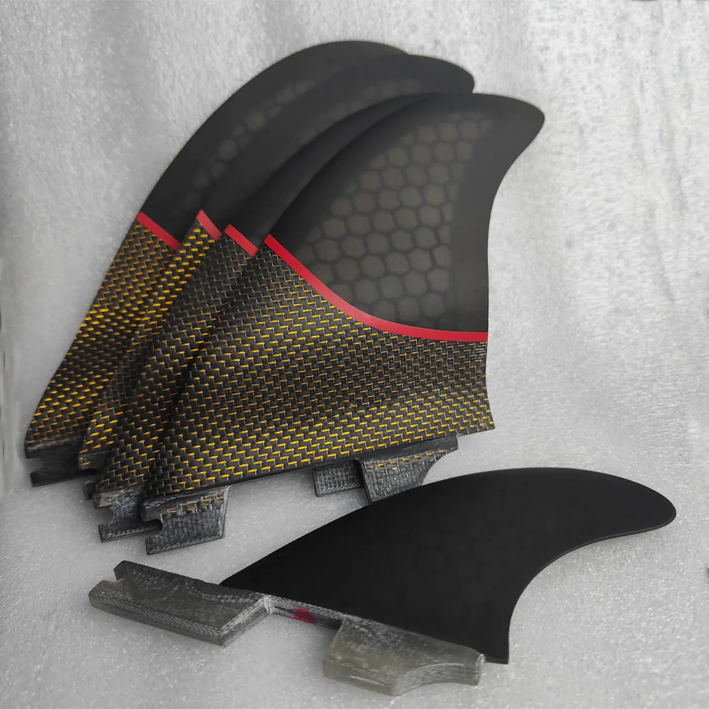 Quilha fcs 2 Wave Surfboard Fins Set of 4 Made of epoxy fiberglass and honeycomb Medium