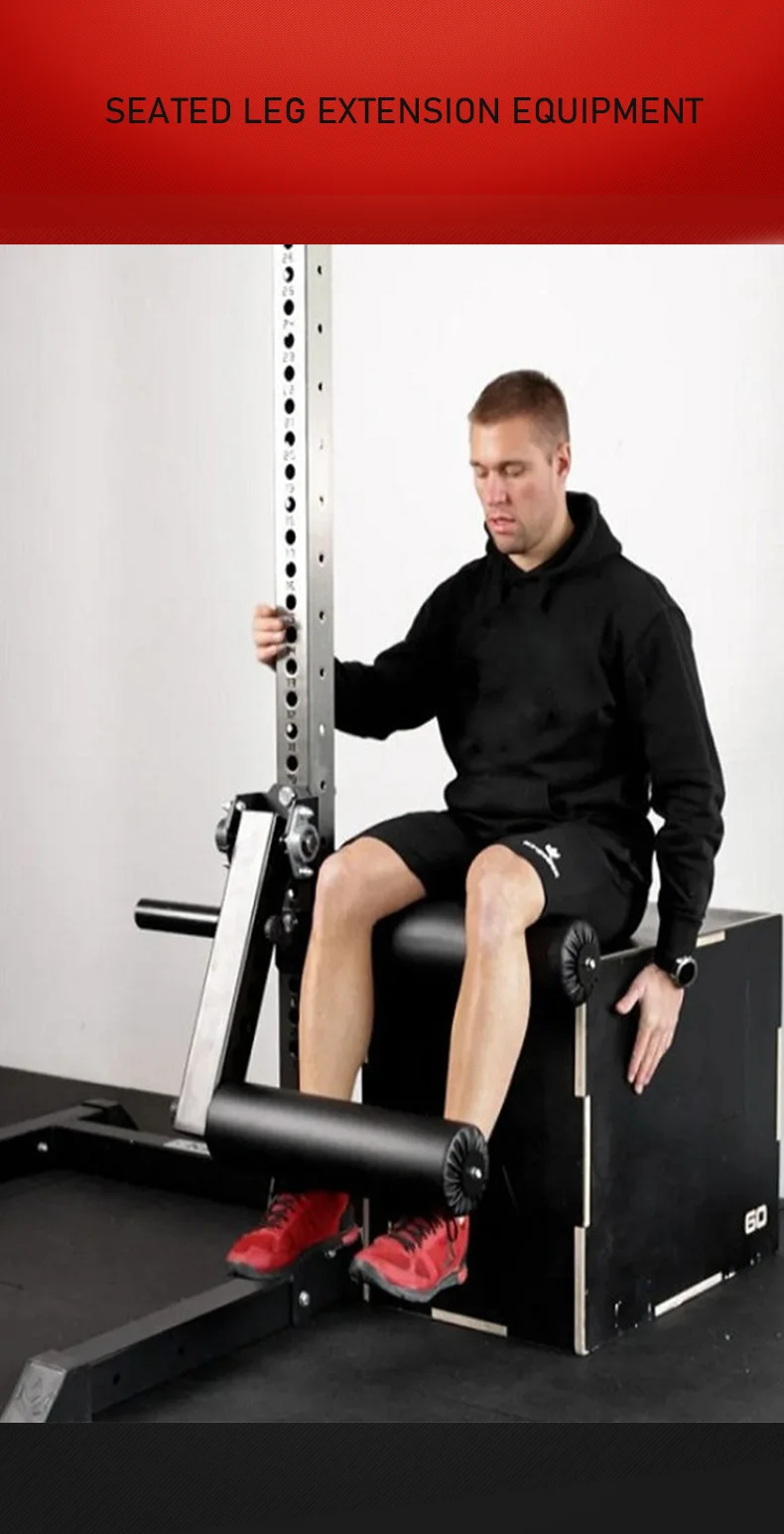 Description Picture 2 of itemLeg muscle group training fitness equipment squat rack seated leg extension accessories
